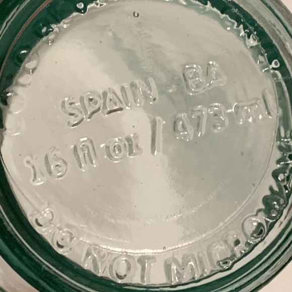 Starbucks Coffee Siren Logo Recycled Glass Grande Spain 16oz Tumbler Cold Drinks - Picture 4 of 4